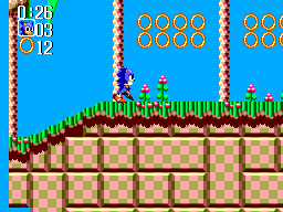 Sonic Chaos (Europe) In game screenshot